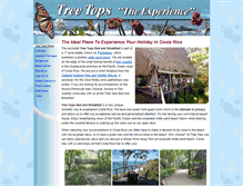 Tablet Screenshot of costaricatreetopsinn.com